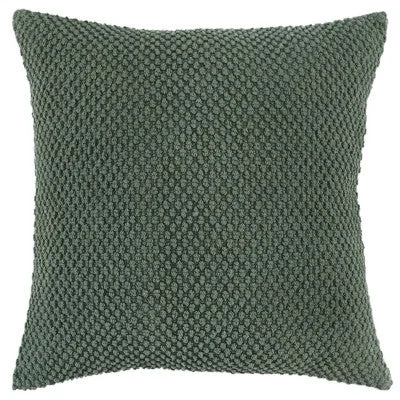 New - 20"x20" Oversize Vintage Square Throw Pillow Cover Olive Green - Rizzy Home