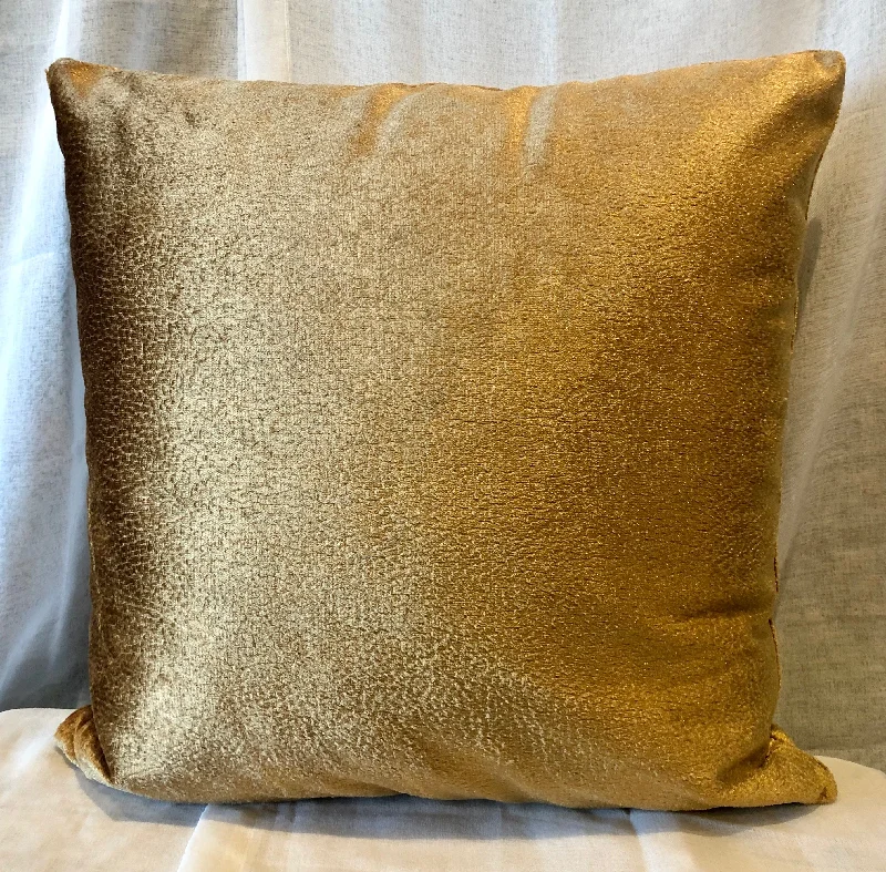 Gold Velvet Pillow 20"x20"