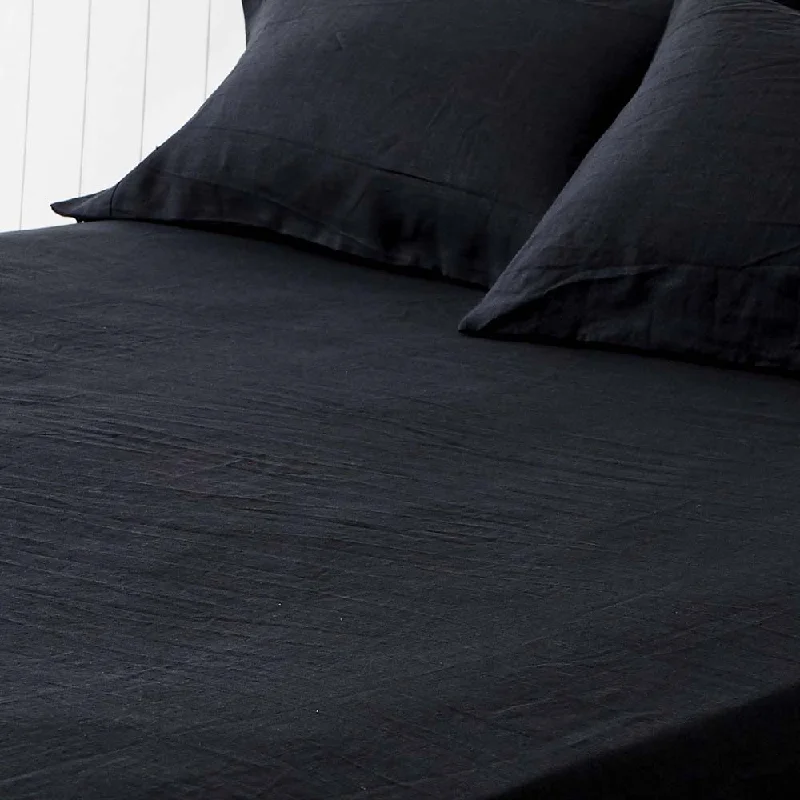 Black Fitted Sheet