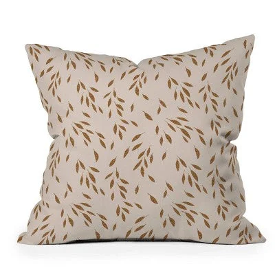 New - 18"x18" Kelli Murray Falling Leaves Square Throw Pillow - Deny Designs