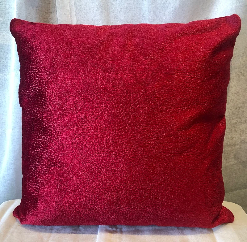 Red Velvet Pillow 20"x20"