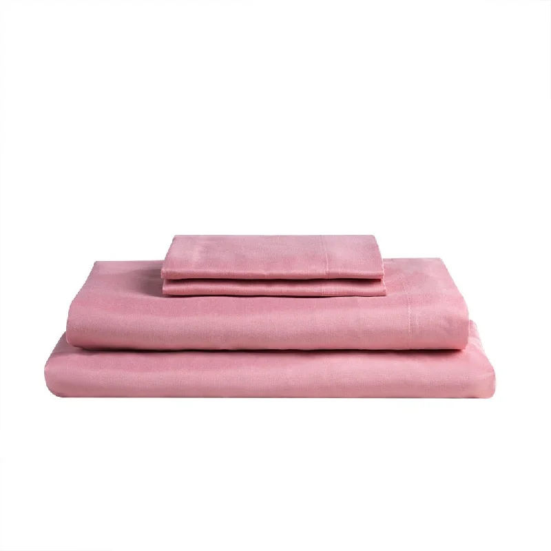 Soft & Cozy Brushed 3Pc 75Gsm Sheet Set Blush Full