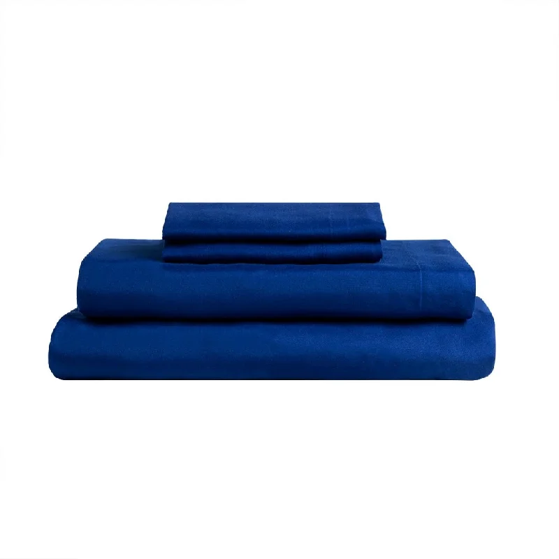 Soft & Cozy Brushed 3Pc 75Gsm Sheet Set Sodalite Blue Cal King