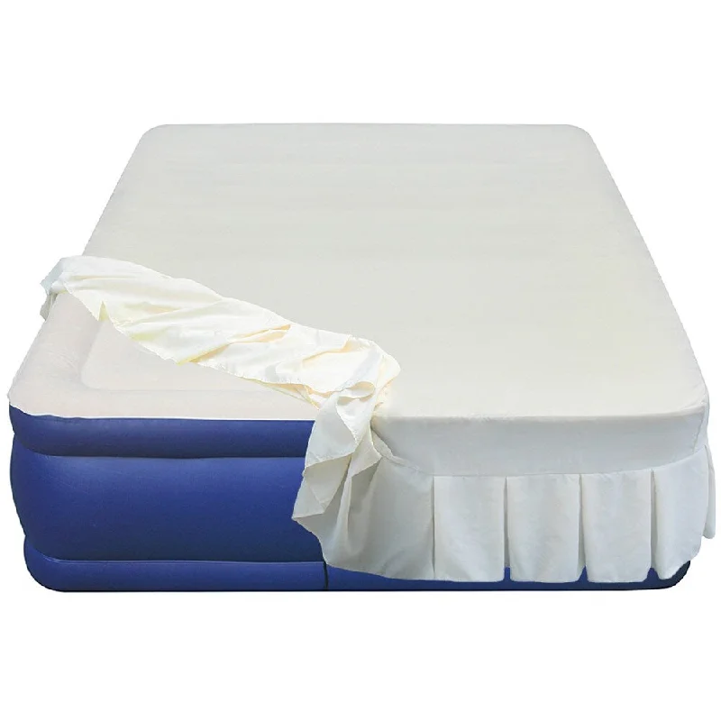 Airtek Flocked 20-inch Queen-size Airbed with Skirted Sheet Cover