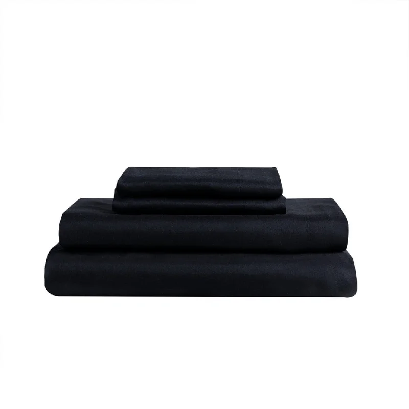 Soft & Cozy Brushed 3Pc 75Gsm Sheet Set Black Beauty Cal King