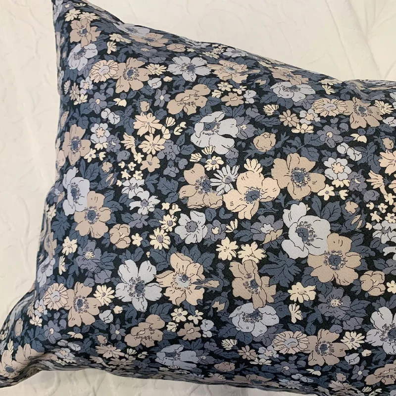 Liberty Flower Show Blue TRAVEL Pillowcase