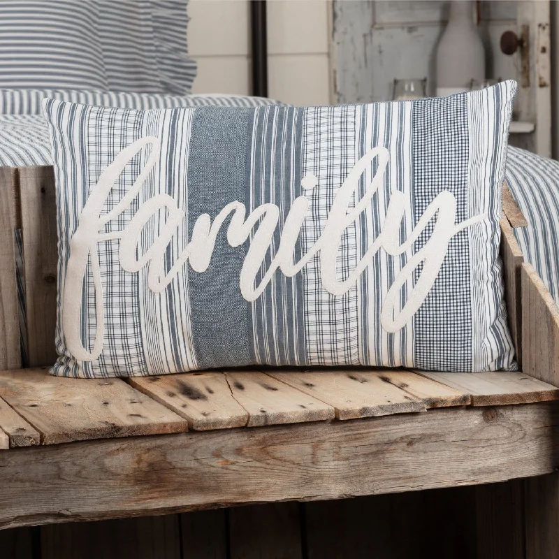 Sawyer Mill Blue Family Pillow