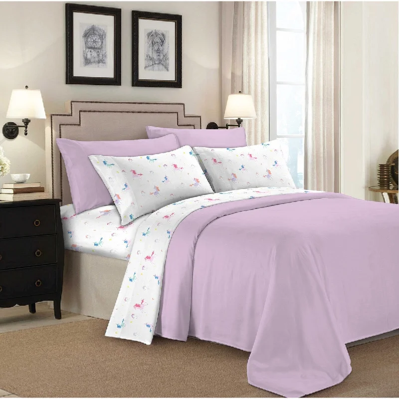 Ultra Plush 160 GSM Deep Pocket Cotton Flannel Bed Sheet Set