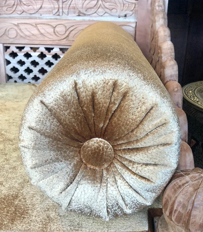 Gold Velvet Bolster