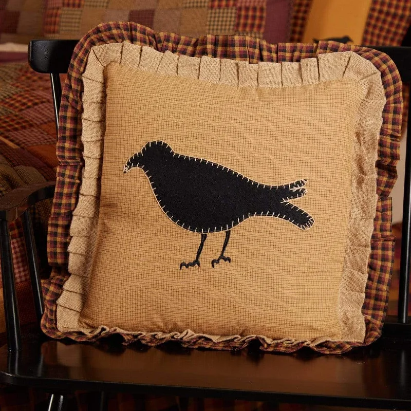 Heritage Farms Primitive Crow Pillow