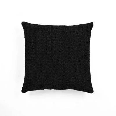 New - 20"x20" Oversize Haniya Geo Square Throw Pillow Black - Lush Décor