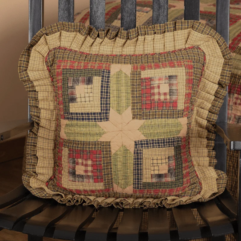 Tea Cabin Quilted Toss Pillow