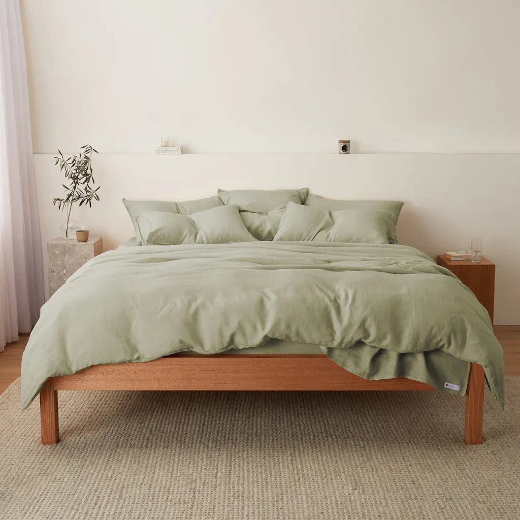 Bed Sheet 300TC Luxury - Dusty Olive