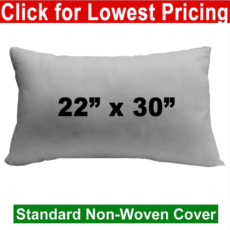 Pillow Form 22" x 30" (Polyester Fill) rectangular