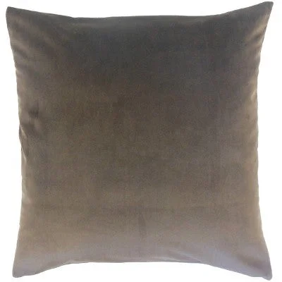 New - Square Throw Pillow Dark Gray - Pillow Collection