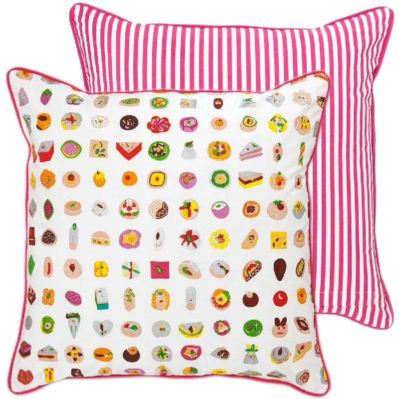 Pink Mithai Cushion Cover