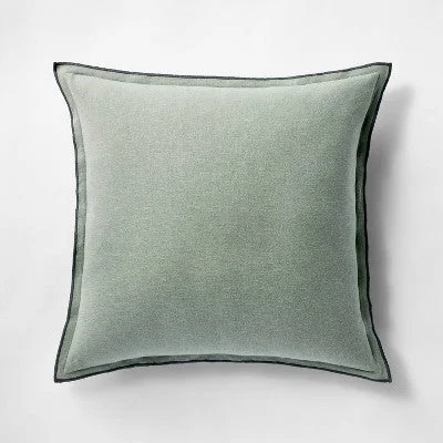 Open Box - Oversized Linen Square Throw Pillow Green - Threshold designed with Studio McGee