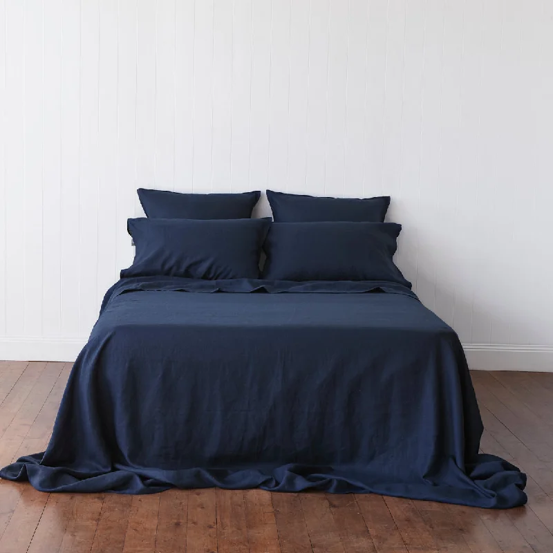 Classic Navy Flat Sheet