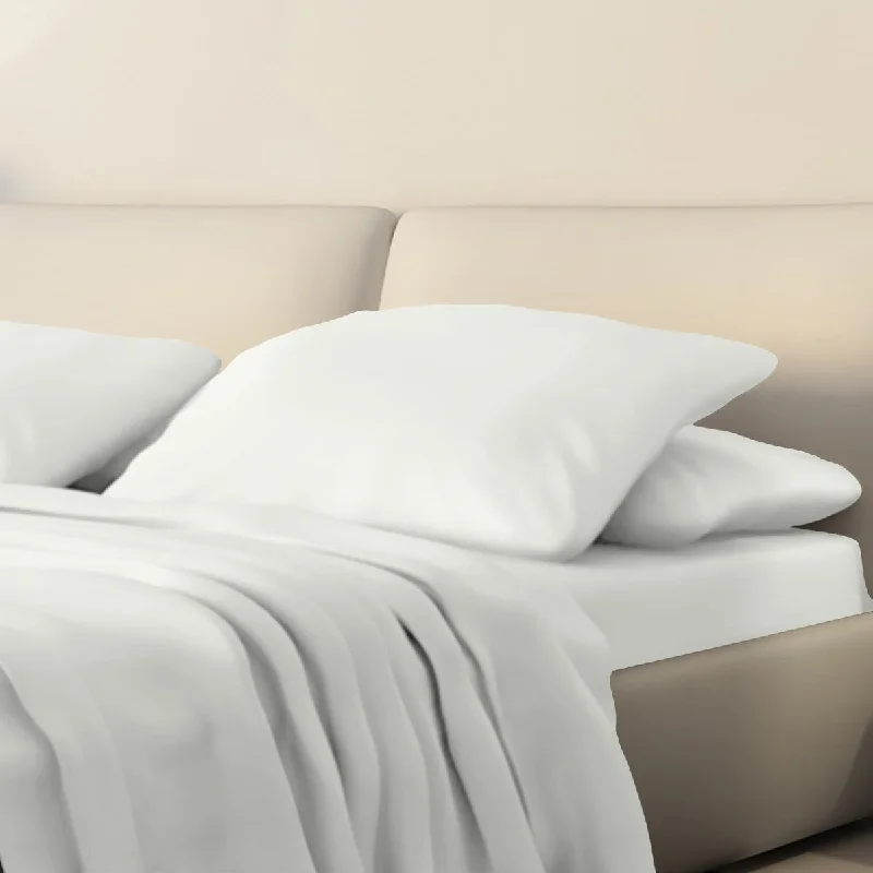 Breathable 300 TC Combed Cotton Sateen Easy FIt Sheet Set