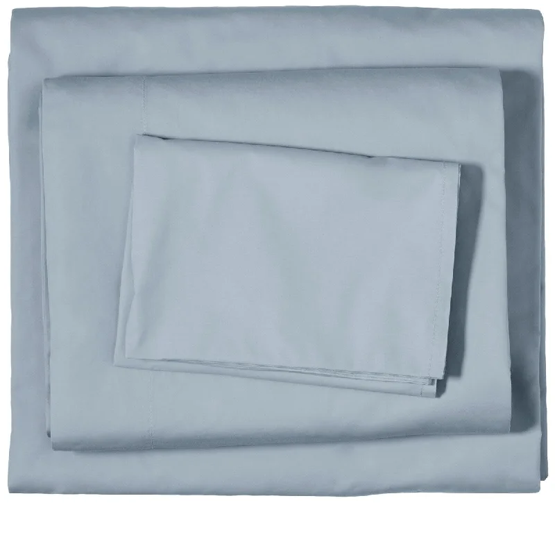 Bare Home 100% Organic Cotton Sheet Set - Crisp Percale Weave - Lightweight & Breathable