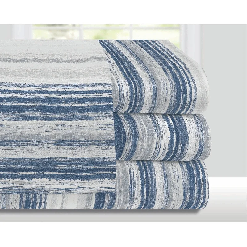 Billie Blue Stripe Bedding Sheet Set