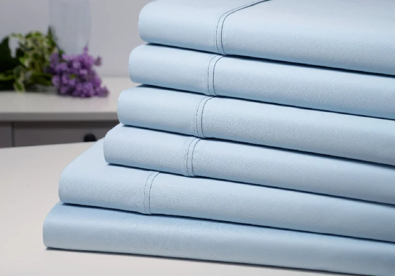 Kathy Ireland 1500 Thread Count Bamboo Cotton 6 pc Sheet Set