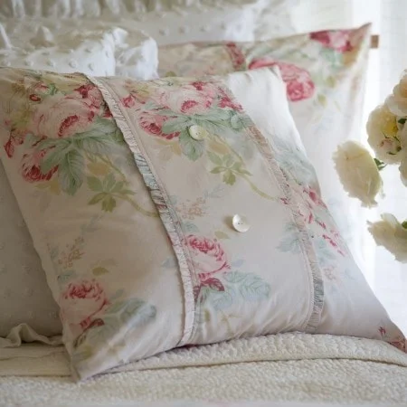 Shore Rose Petal Porch Pillow