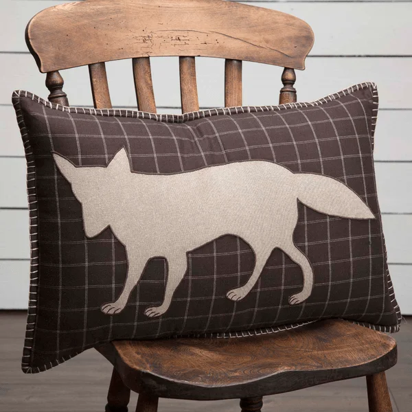 Wyatt Fox Applique Pillow