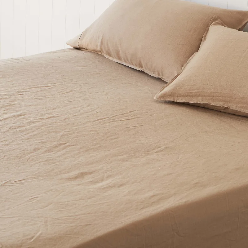 Almond Fitted Sheet