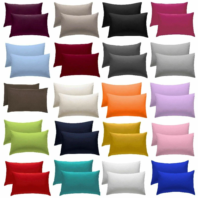 Fine Polycotton Pair Pillows Cases