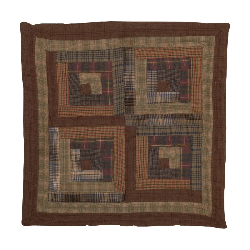 Frontier Log Cabin Pillow