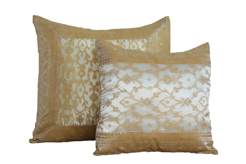 White Kela Pillow Cover