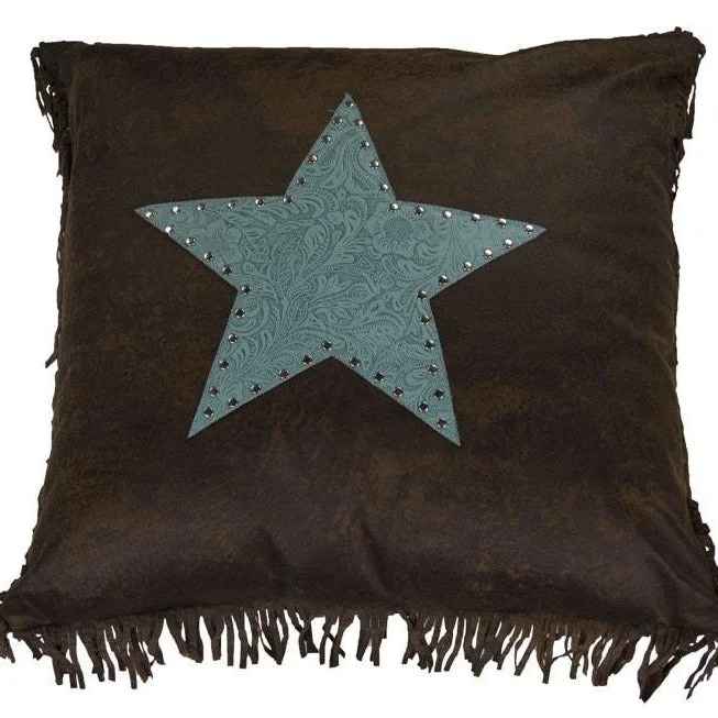 Cheyenne Turquoise Star Pillow