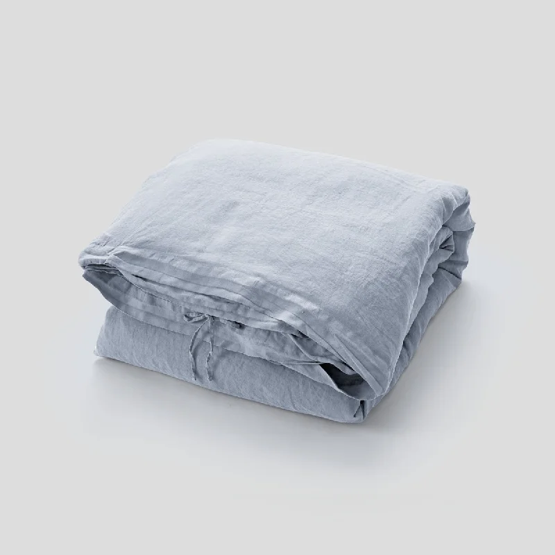 100% Linen Duvet Cover in Mist