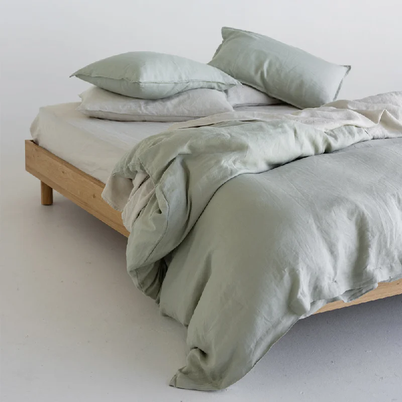 European Linen Duvet Cover - Laurel