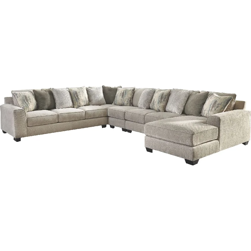 Ardsley 5 Piece Sectional with Chaise