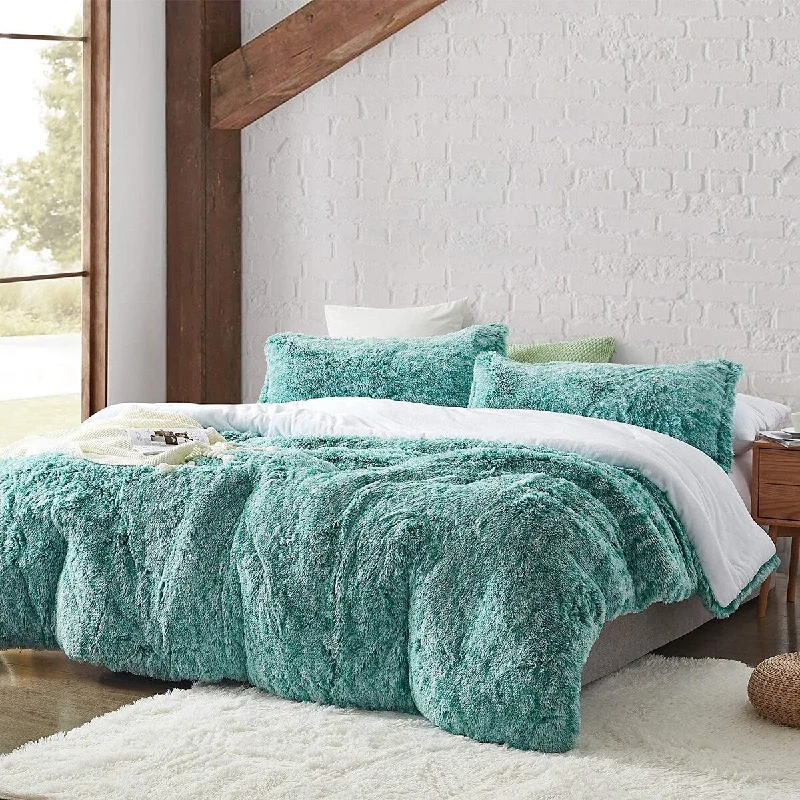 Are You Kidding - Coma Inducer® Oversized Comforter Set - Frosted Lucky Green