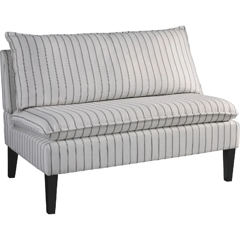 Arrowrock Bench - White/Gray