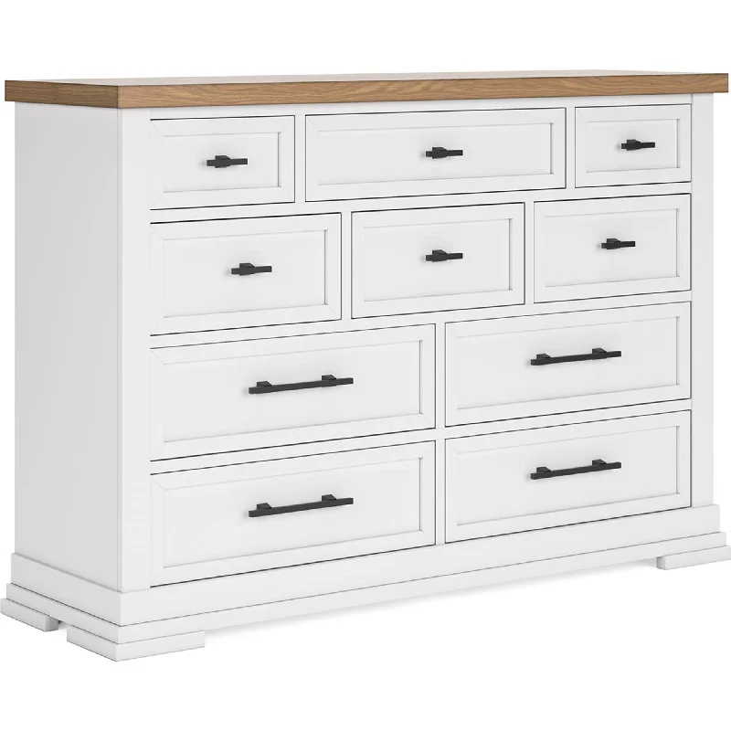 Ashbryn Dresser - White/Natural