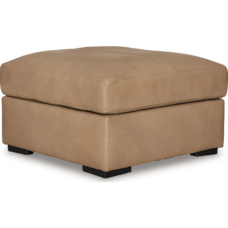 Bandon Oversized Accent Ottoman - Toffee