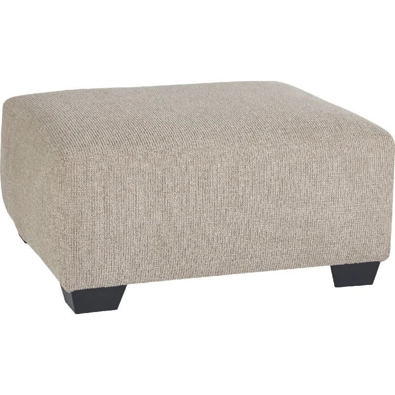 Baranello Oversized Accent Ottoman - Stone