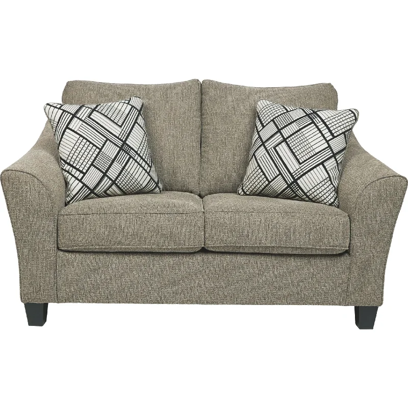 Barnesley Loveseat - Platinum