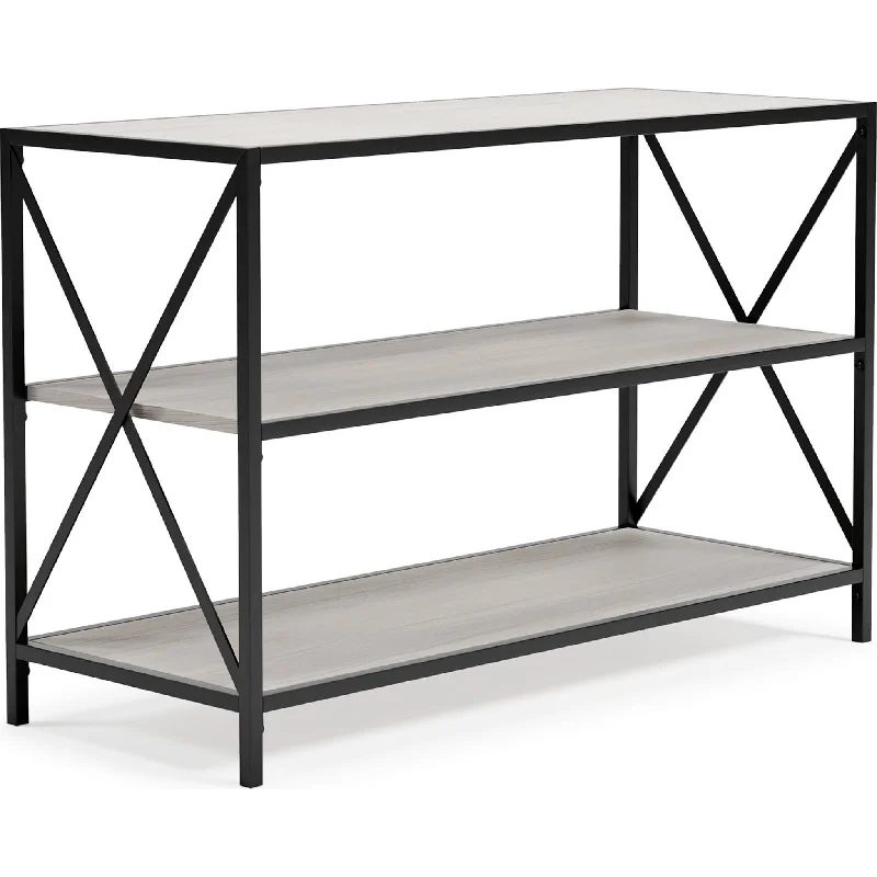 Bayflynn Bookcase - White/Black