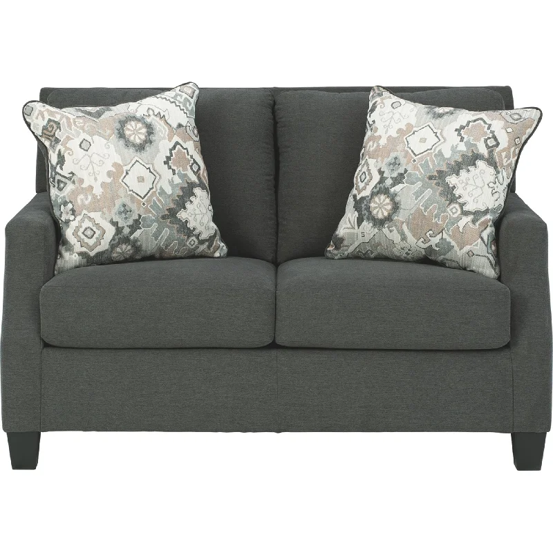 Bayonne Loveseat - Charcoal