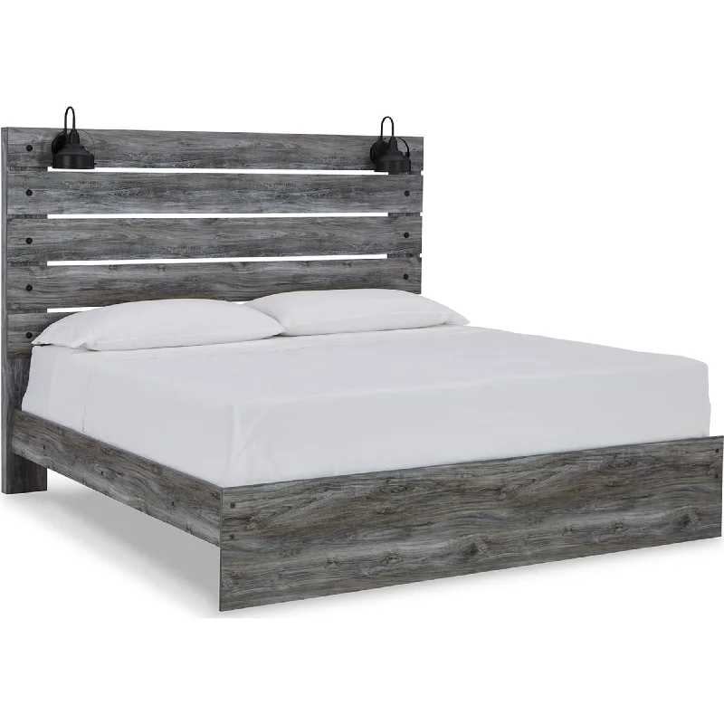 Baystorm King Panel Bed - Gray