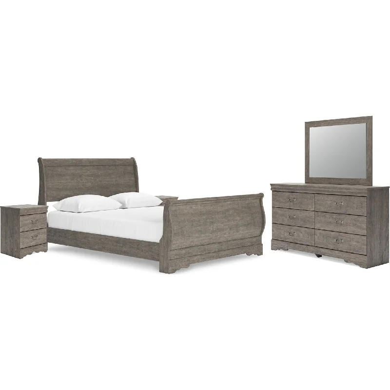 Bayzor 7 Piece Bedroom Package - Gray