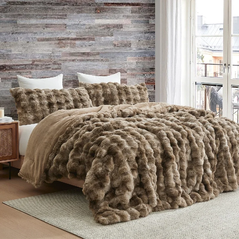 Beary Soft - Coma Inducer® Oversized Comforter Set - Kodiak Brown