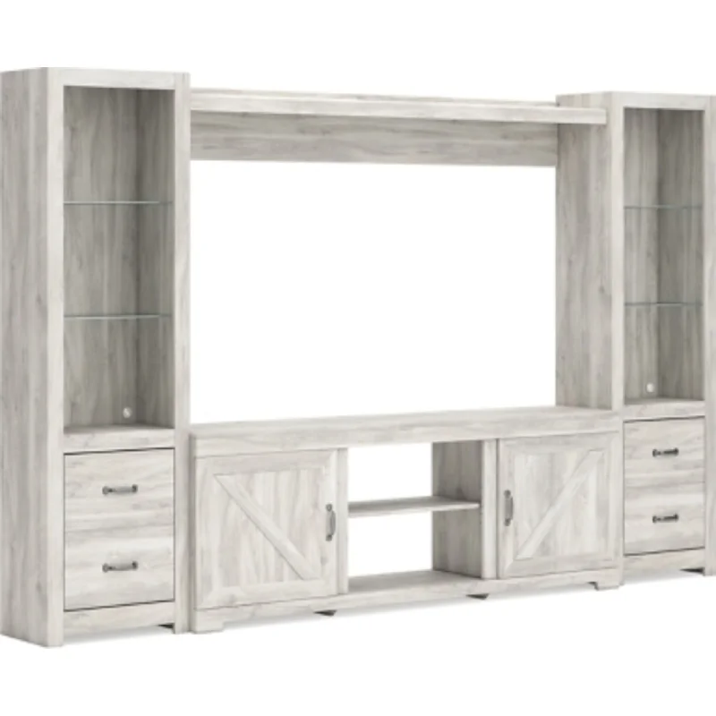 Bellaby 4 Piece Entertainment Unit - Whitewash