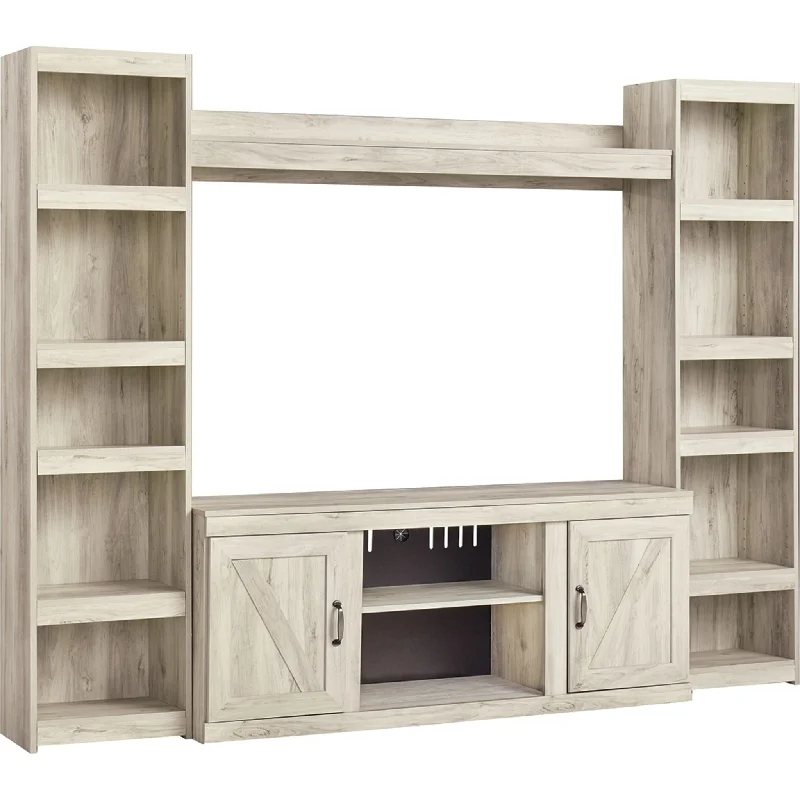 Bellaby 5 Piece Entertainment Unit - Whitewash