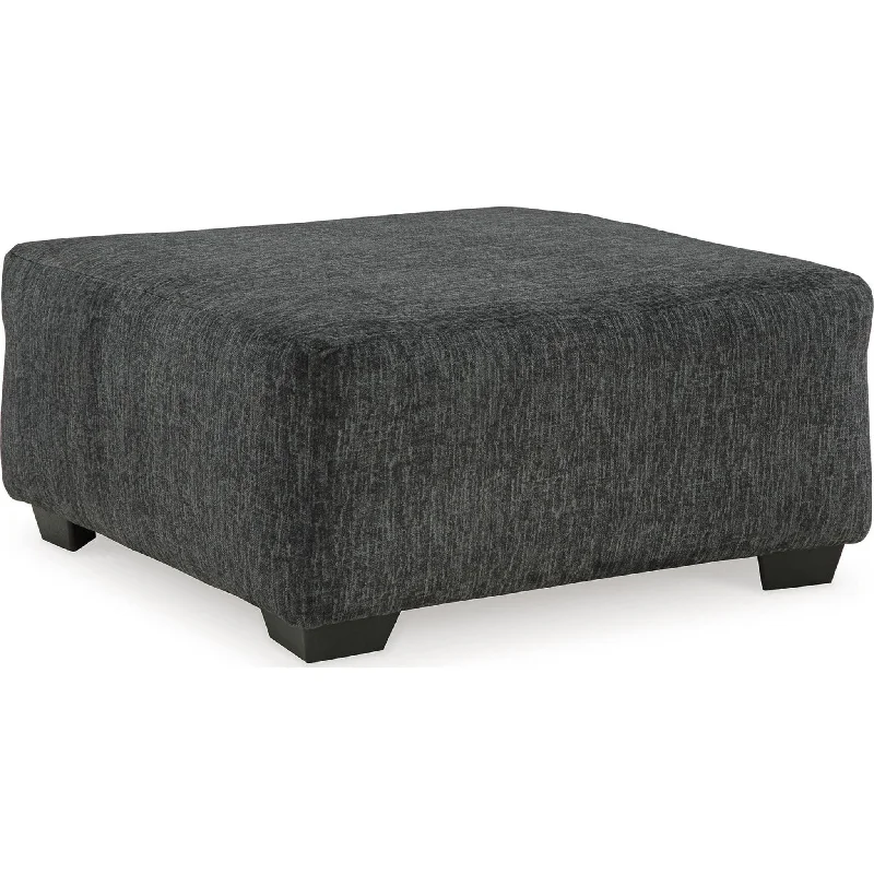 Biddeford Oversized Accent Ottoman - Ebony